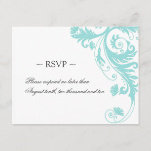 Placas de resposta para casamentos elegantes