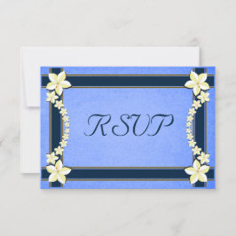 Placas de resposta RSVP de Casamento Floral Rustic