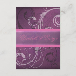 Placas de resposta RSVP de espirais RSVP RPU Elega