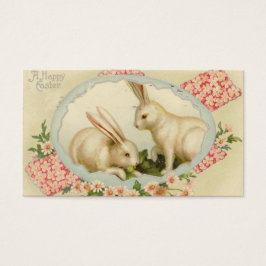 Placas de saudação de mini porta de Páscoa Vintage