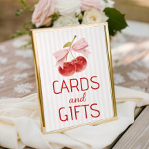 Placas e Presentes Cherry Coquette