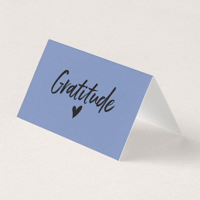 Placas GRATITUDE (Frente)