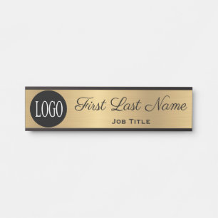 Placas para Porta de Escritório Placa de Logotipo 