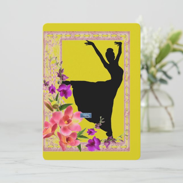 Placas planas 5 Sinais Amarelo(Dança de Primavera) (Em pé/Frente)