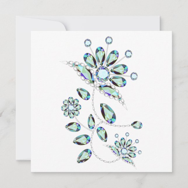 Placas planas de árvore Dourada Gem Stone (Frente)