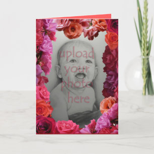Placas-rosa cor-de-rosa Cartão de saudação pers