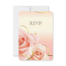 Placas RSVP de Aniversário de Casamento Floral Ele