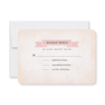 Placas RSVP de Casamento de Casas de Aquarela Rosa