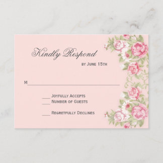 Placas RSVP de Casamento de Rótulos Cor-de-Esfrega
