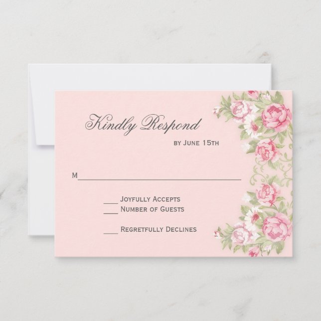 Placas RSVP de Casamento de Rótulos Cor-de-Esfrega (Frente)