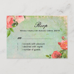 Placas RSVP de Chique Francês