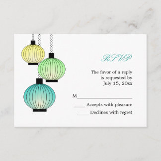 Placas RSVP de Lanternas de Travamento