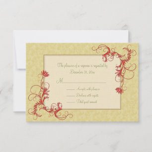 Placas RSVP de Texto Personalizado e Elegância Dou