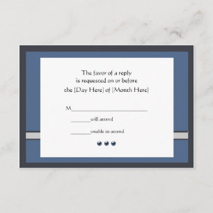 Placas RSVP do Bar Mitzvah