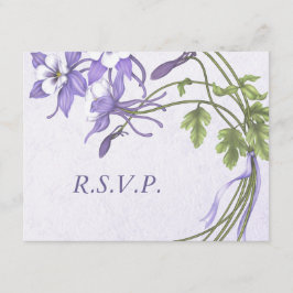 Placas RSVP do Columbine Buquê 1