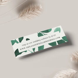 Placas RSVP do Site de Casamento Botânico Pression