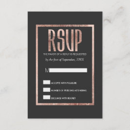 Placas RSVP Douradas do Rosa Chic Faux