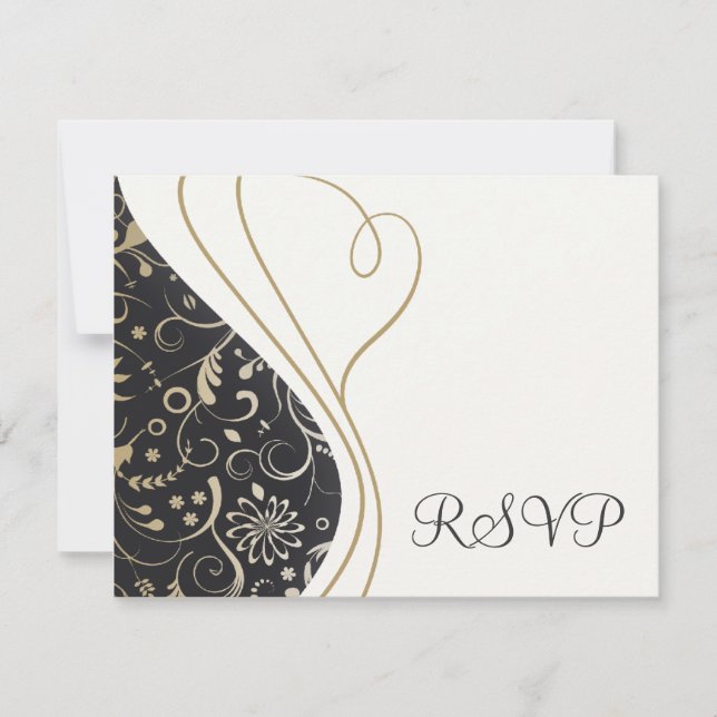 Placas RSVP Elegantes (Frente)