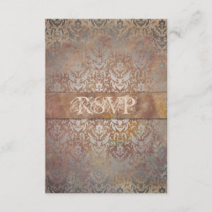 Placas RSVP Elegantes do Vintage Tuscan Damask