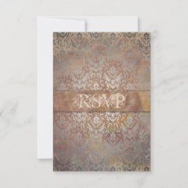 Placas RSVP Elegantes do Vintage Tuscan Damask