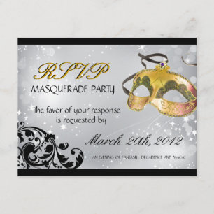 Placas RSVP mascarada