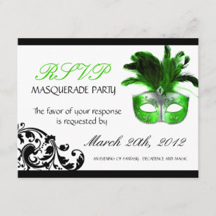 Placas RSVP mascarada