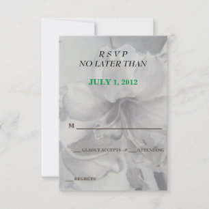 PLACAS RSVP PERSONALIZÁVEIS DE FLUXO AMARYLLIS