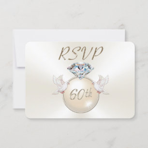 Placas RSVP Personalizáveis Diamond com opção de r