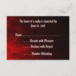 Placas RSVP Rosa gótica