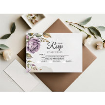 Placas RSVP Rosa Purple Designer