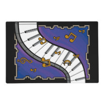 Placemat Laminado com Música
