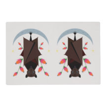 Placemat Sólido Da Raposa Voadora