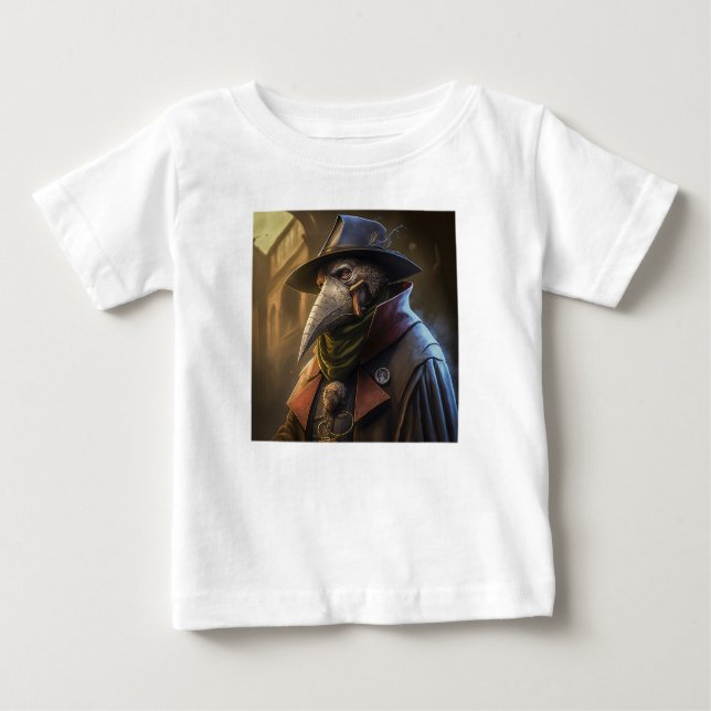 Plague Doctor Baby Fine Jersey T-Shirt (Frente)