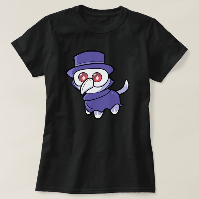 Plague Doctor Gatinho T-Shirt (Frente do Design)