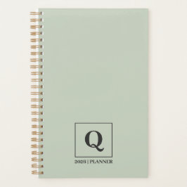 Planejador 2026 Verde Sage Minimalista