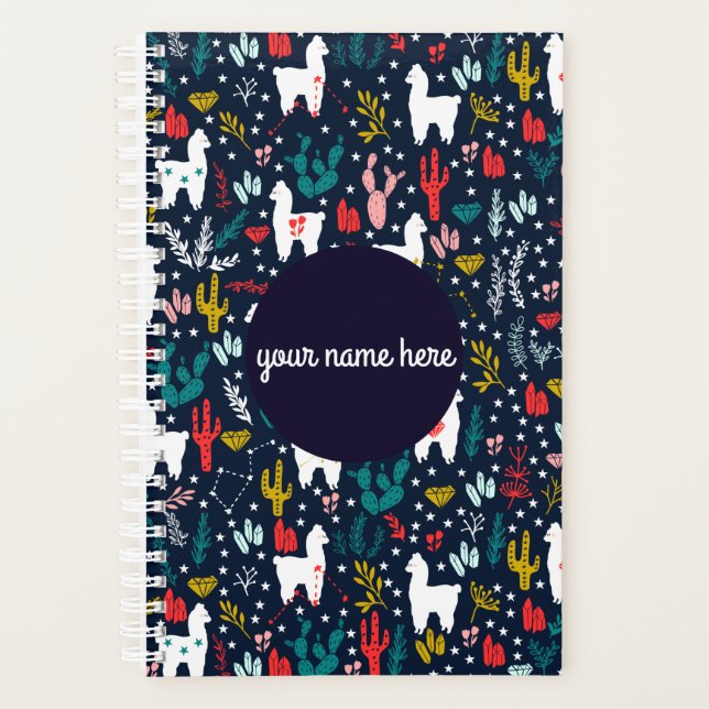 Planejador Alpaca Personalizado (Frente)