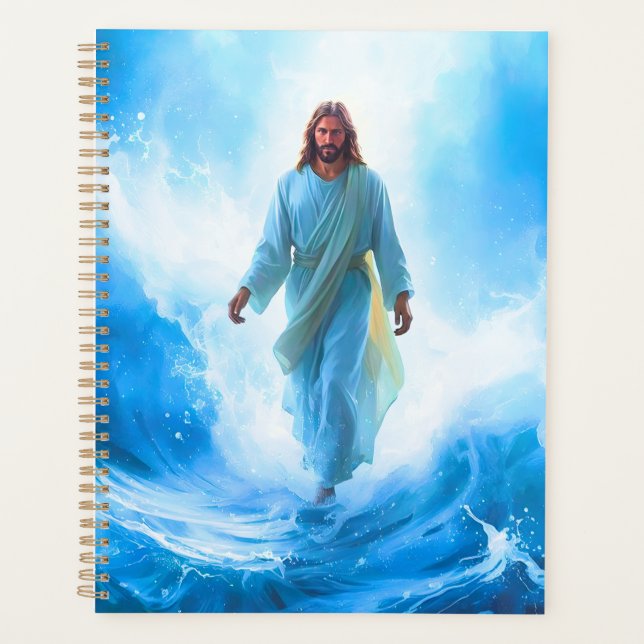 Planejador Anual de Jesus no Oceano (Frente)