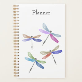 Planejador Anual de Watercolor Dragonfly