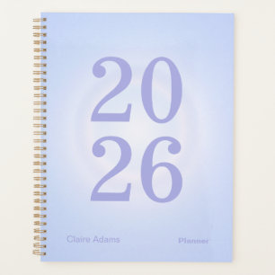 Planejador Anual Grande Aura Periwinkle