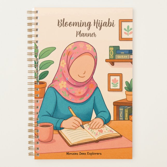 Planejador Blooming Hijabi (Frente)