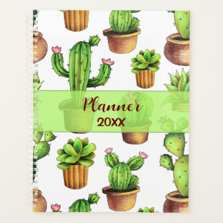 Planejador Cactus Watercolor