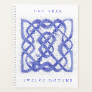 PLANEJADOR / CALENDÁRIO VIOLET CELTIC KNOT 22x28cm