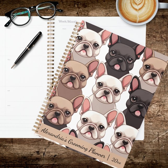 Planejador Charmoso de Bulldog Francês (Criador carregado)
