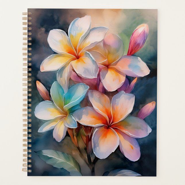 Planejador Colorido de Plumeria (Frente)