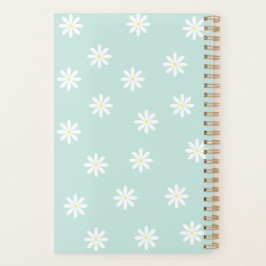 Planejador Daisy Bloom – Capa Floral Azul Suave