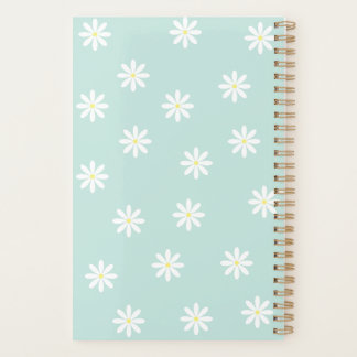 Planejador Daisy Bloom – Capa Floral Azul Suave