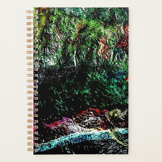 Planejador de abstrato textura escura,abstrato Tex (Frente)