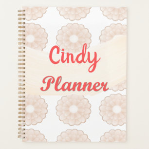 Planejador de Anêmone Rosa Personalizado