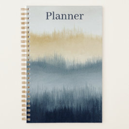 Planejador de Arte em Aquarela | 5.5x8.5 | Azul