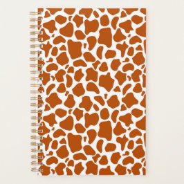 Planejador de Caderno com Impressão de Girafa Lara